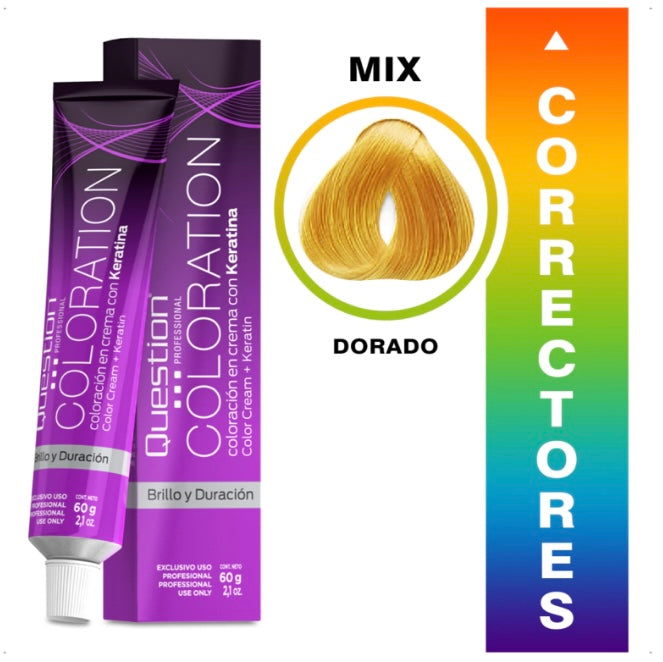 Coloration  Question professional /Mix Dorado – Corrector Dorado