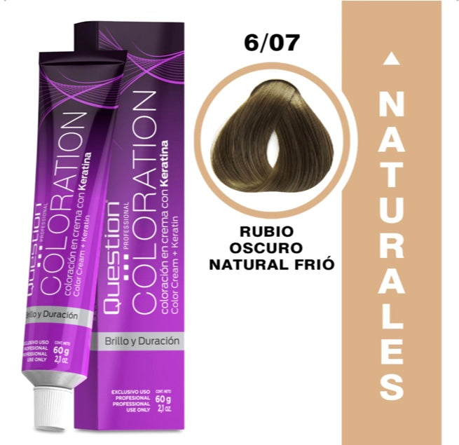 6.07 Rubio Claro Natural Frío | Question Professional