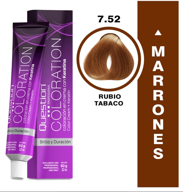 Coloration  Question professional/ 7.52 – Rubio Tabaco