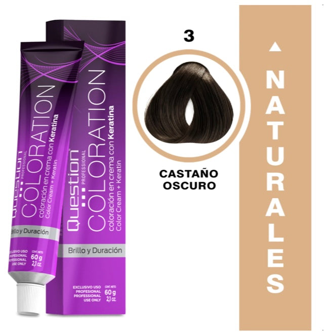 Coloration Question professional /3 – Castaño Oscuro Natural