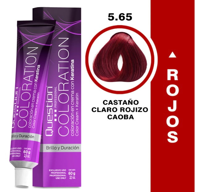 Coloration  Question professional / 5.65 – Castaño Claro Rojizo Caoba