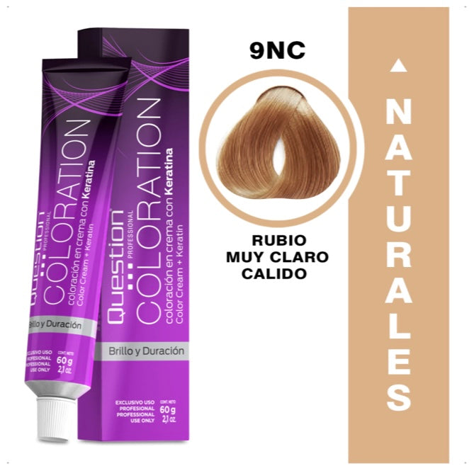 Coloration Question professional /9NC – Rubio Muy Claro Natural Cálido