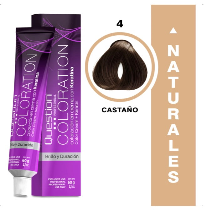 Coloration Question professional /4 – Castaño Natural