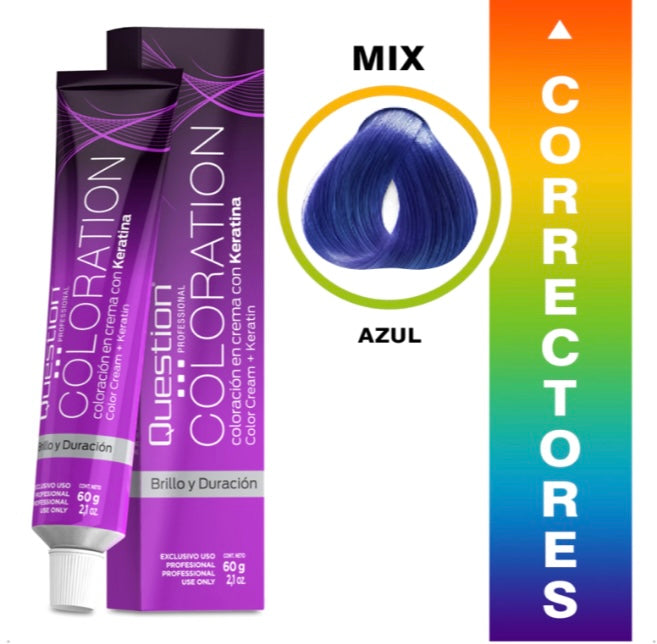 Coloration  Question professional /Mix Azul – Corrector Azul