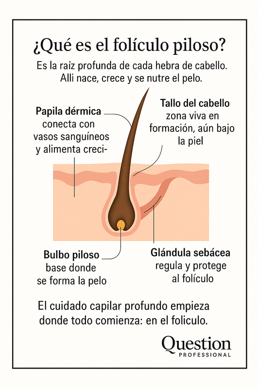 ¿Qué revela tu tipo de cabello sobre tu folículo piloso? La raíz de todo lo que ves… está en lo que no ves.