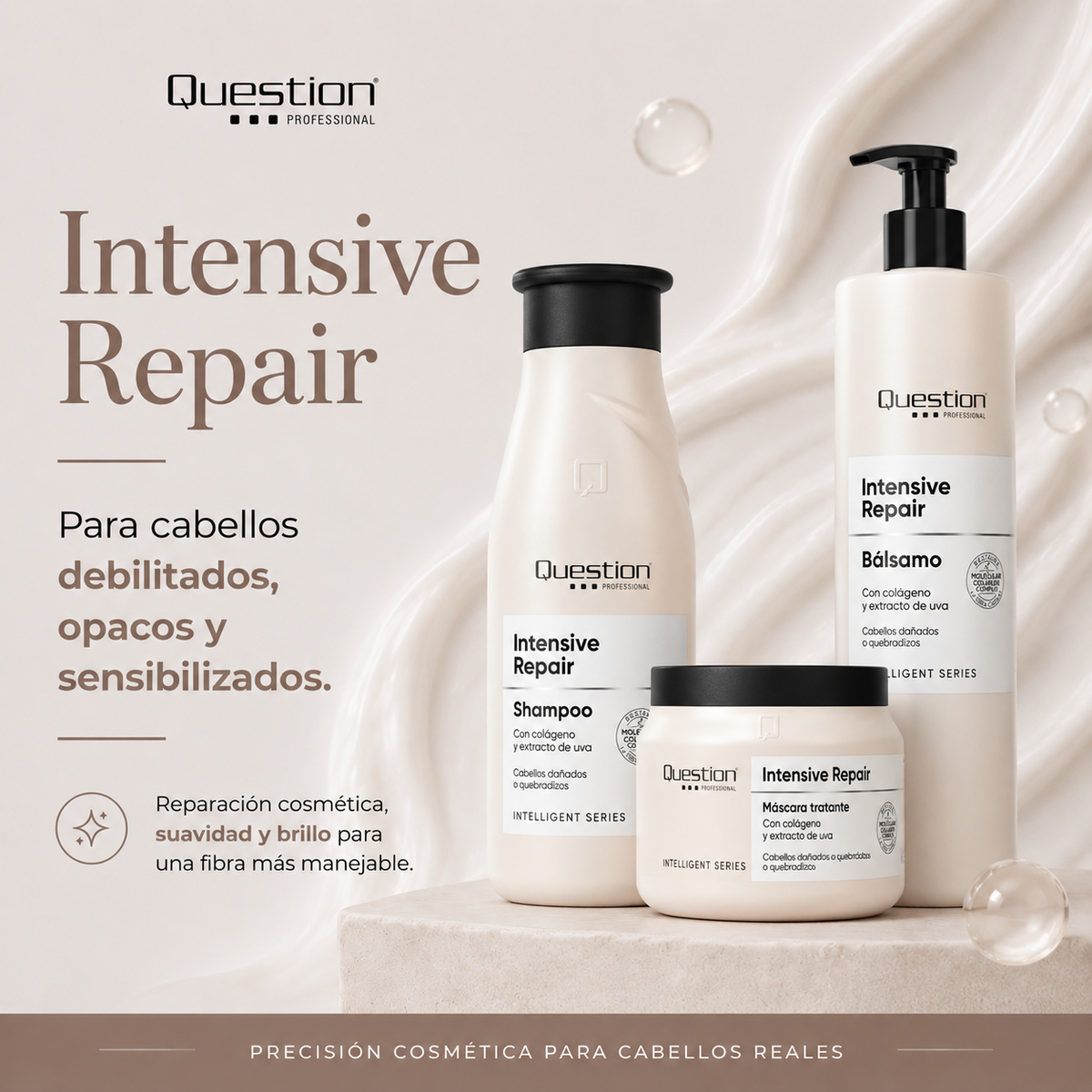 I Intensive Repair: rutina para cabellos debilitados, opacos y con sensación de daño
