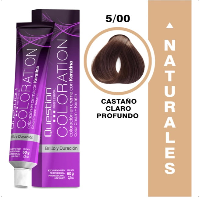 Coloration Question Professional – 5.00 Natural Profundo Castaño Claro