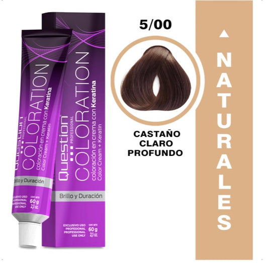 Coloration  Question professional /Castaño Claro Intenso Natural (5.00)