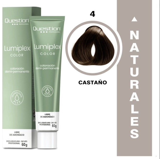 Lumiplex Question Professional – 4N Castaño Medio Natural