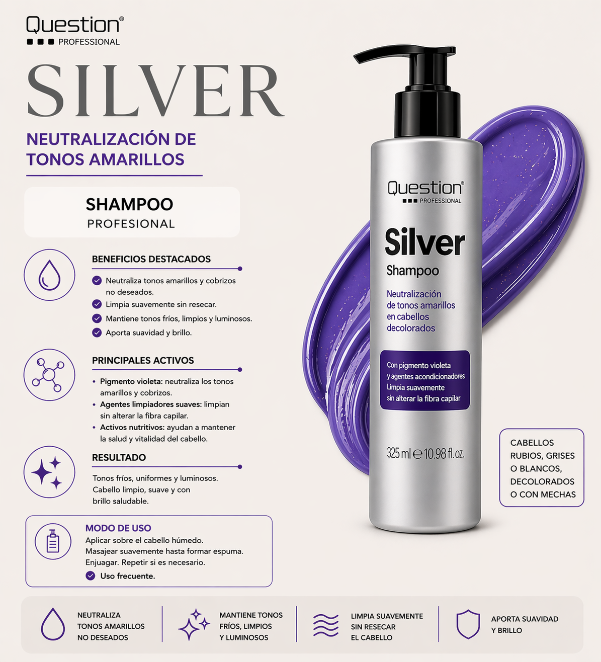 Shampoo silver (300ml)