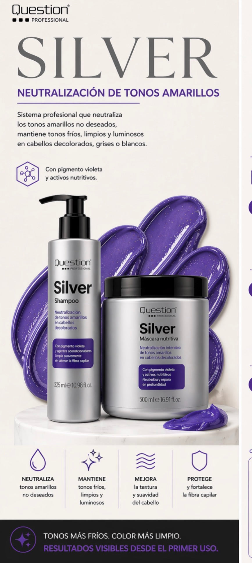 Rubio amarillento — Neutralización Silver