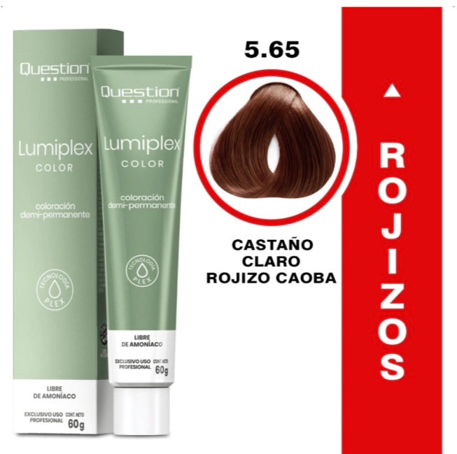 5.65 Castaño Claro Rojizo Caoba