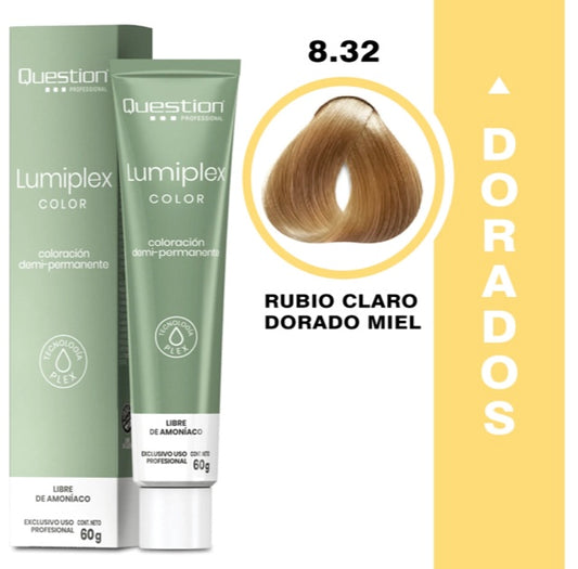 Lumiplex | Demi Permanente con Plex | 8-32 Rubio Claro Dorado Beige