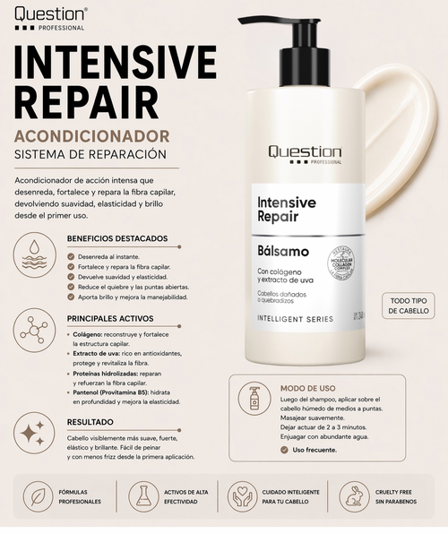Bálsamo Intensive Repair – Reparación para cabello dañado