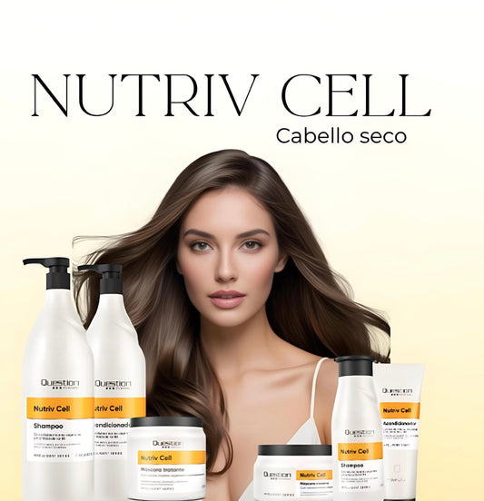 Línea Nutriv Cell. Shampoo + Acondicionador + Máscara (grande y pequeño.)