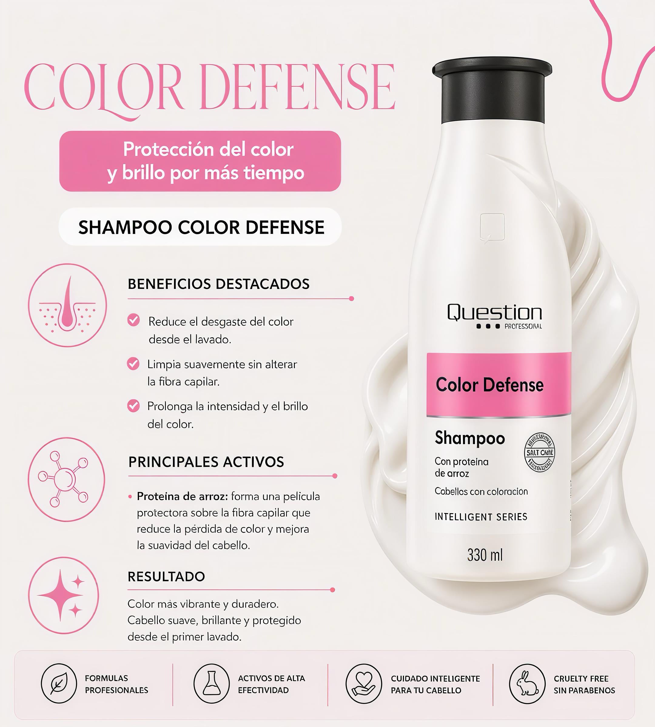 Shampoo Color Defense – Question Professional (330ml).