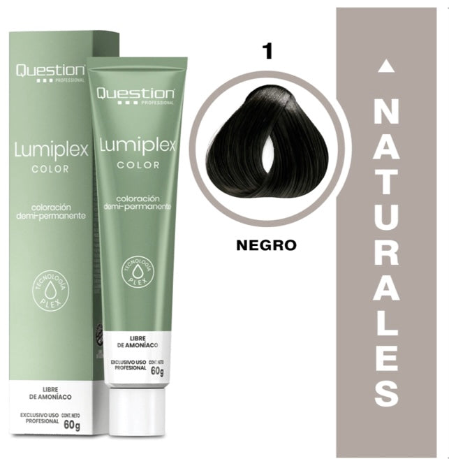 Lumiplex | Demi Permanente con Plex | 1 negro