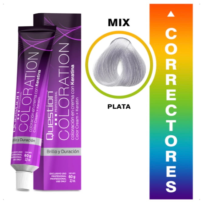 Coloration Question Professional – Mix Plata Corrector Gris Perla
