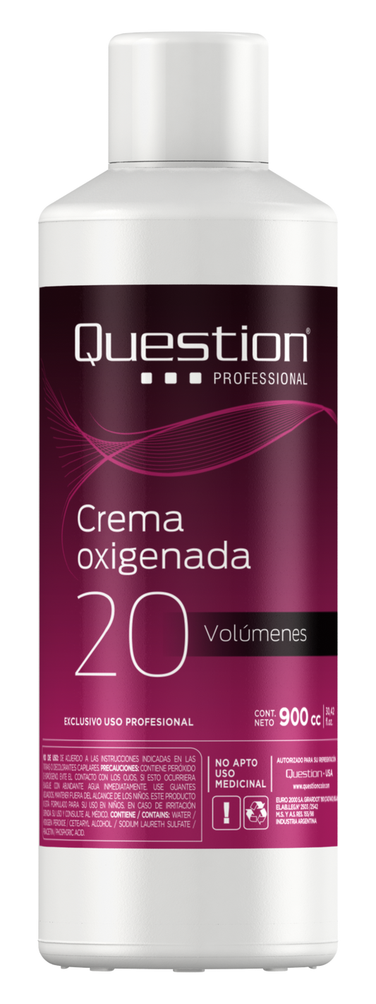 Crema Oxigenada de 20 Volúmenes (6%):